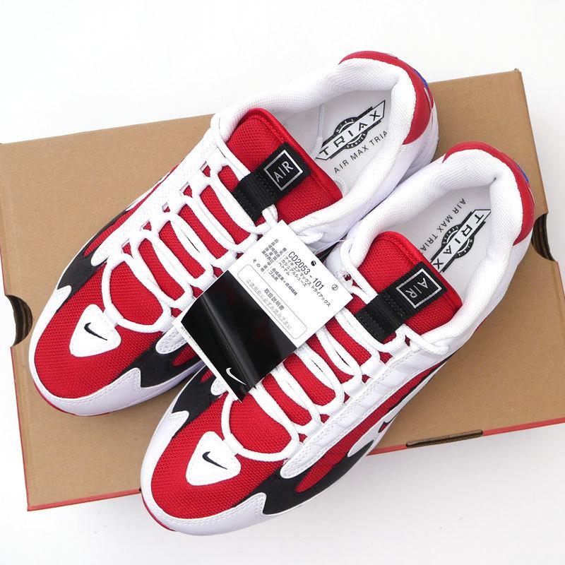 中古 AIR MAX TRIAX 96 WHITE RED BLACK 28.5 NIKE AIR MAX TRIAX 96 UNIVERSITY REDの新品/中古フリマ(通販