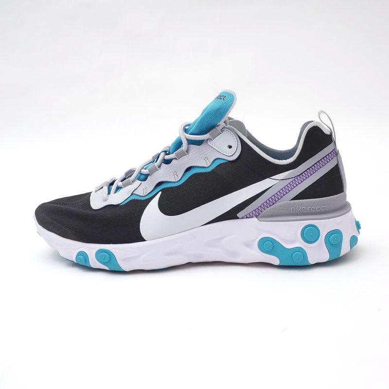 NIKE ナイキ REACT ELEMENT 55 SE リアクト エレメント BLACK/PURE 