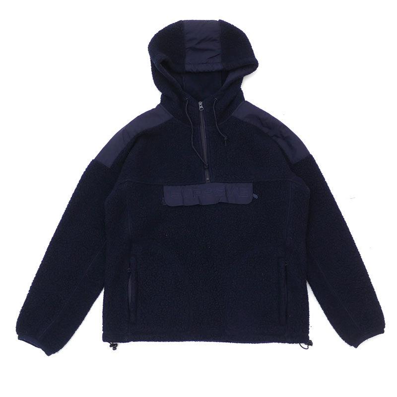 Supreme シュプリーム 17FW Polartec Hooded Half Zip Pullover ハーフ 