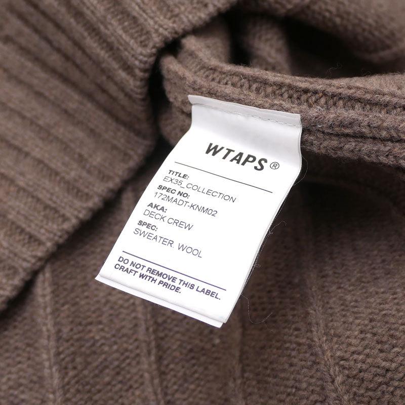 WTAPS ダブルタップス 17AW DECK CREW SWEATER ニット 172MADT-KNM02 