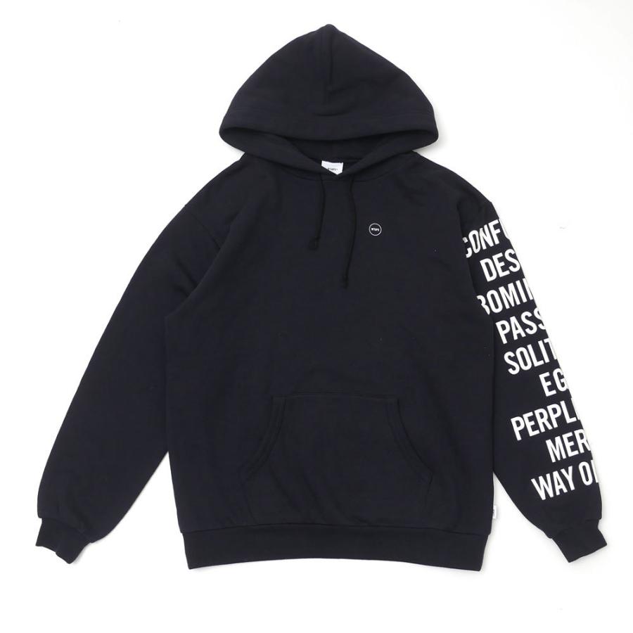 WTAPS ダブルタップス 18AW INGREDIENTS スウェットパーカー BLACK 