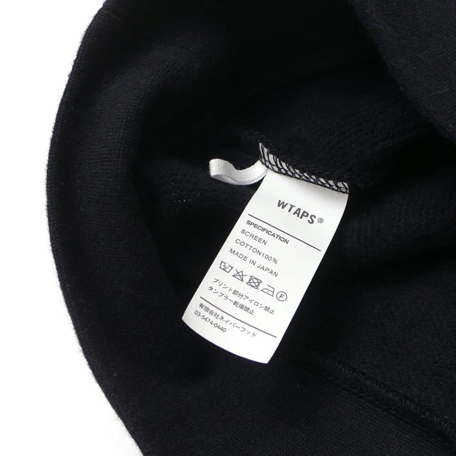WTAPS ダブルタップス 18AW INGREDIENTS スウェットパーカー BLACK 