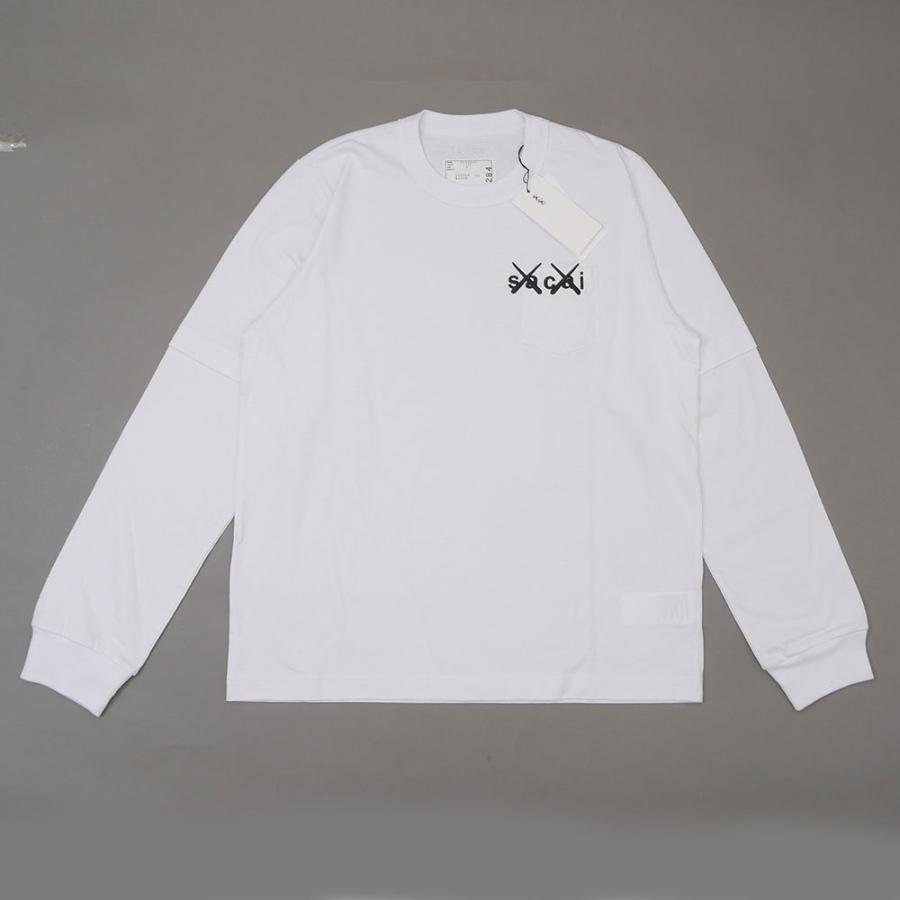 sacai 新古品/未使用 サカイ x カウズ KAWS Embroidery L/S TEE sacai 新古品/未使用 サカイ x カウズ KAWS Embroidery L/S TEE