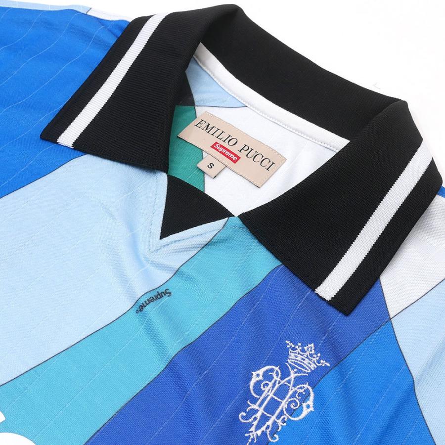 Supreme エミリオプッチ Lサイズ　サッカーユニ Jersey BLUE Supreme エミリオプッチ Lサイズ サッカーユニ Jersey BLUE Buy