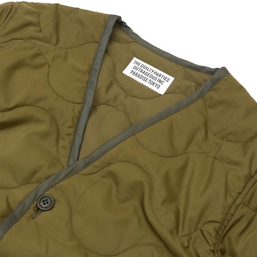 新品 ワコマリア WACKO MARIA QUILTED JACKET キルティング ジャケット KHAKI カーキ メンズ Lサイズ 410420520059 (OUTER) 新品 ワコマリア WACKO MARIA QUILTED JACKET キルティング ジャケット KHAKI カーキ メンズ Lサイズ 410420520059 (OUTER)