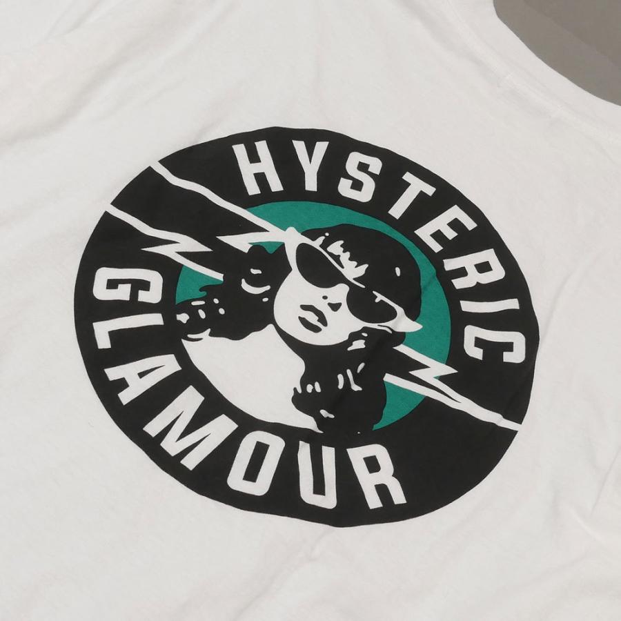 HYSTERIC GLAMOUR ヒステリックグラマー LIGHTNING GIRL L/S TEE