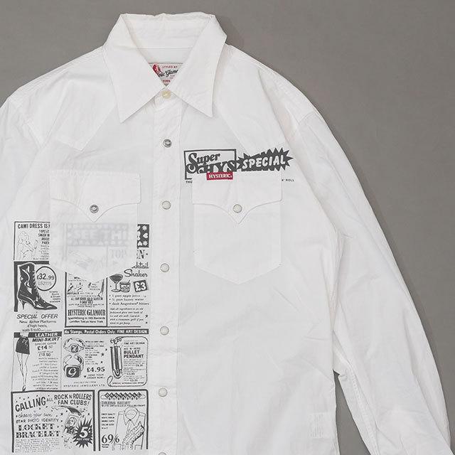 HYSTERIC GLAMOUR ヒステリックグラマー HYS ROCK pt 長袖