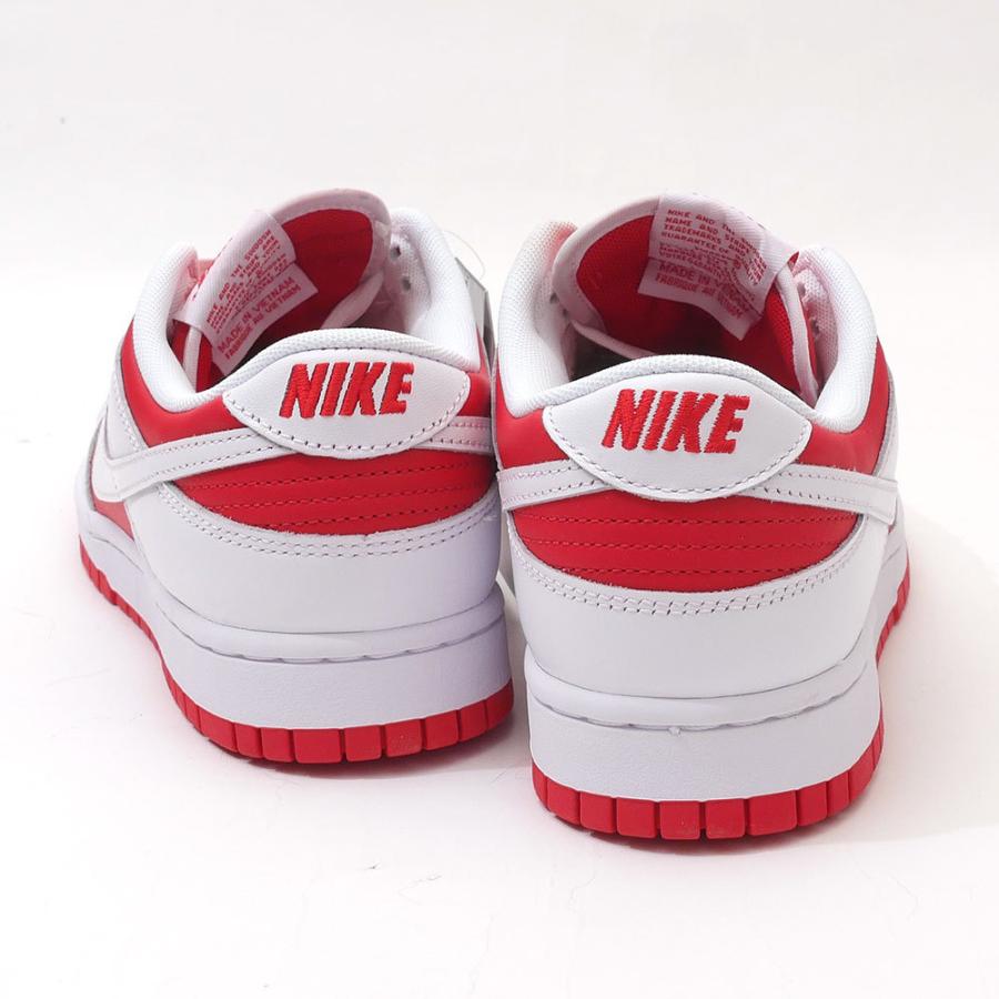 新古品/未使用 ナイキ NIKE DUNK LOW RETRO ダンクロー DD1391-600 UNIVERSITY RED/WHITE 27.5cm 191016092293 (フットウェア)｜cliffedge｜03