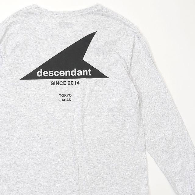 DESCENDANT ディセンダント CETUS LS TEE 長袖Tシャツ GRAY サイズ3 