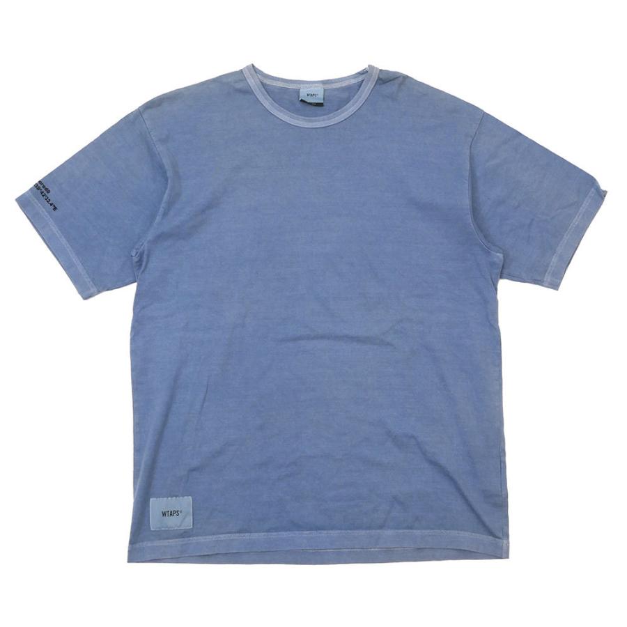 ダブルタップス WTAPS 20SS GPS DESIGN SS 02 TEE Tシャツ 201ATDT-CSM09 BLUE  Sサイズ 【中古】 334000635514 (半袖Tシャツ)｜cliffedge｜02