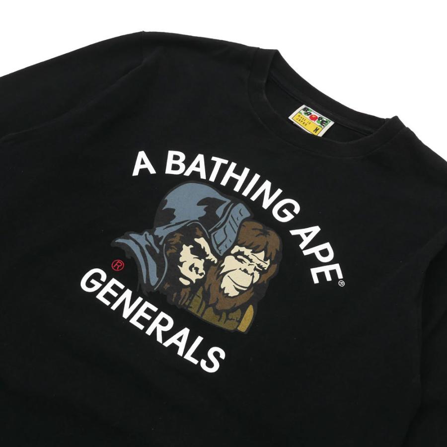 A BATHING APE ア ベイシング エイプ GENERALS L/S TEE 長袖T