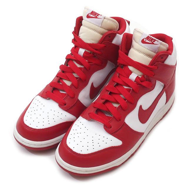 ナイキ NIKE DUNK RETRO QS ダンク レトロ WHITE/UNIVERSITY RED 850477-102 28.0cm 【中古】 191016074300 (フットウェア)｜cliffedge