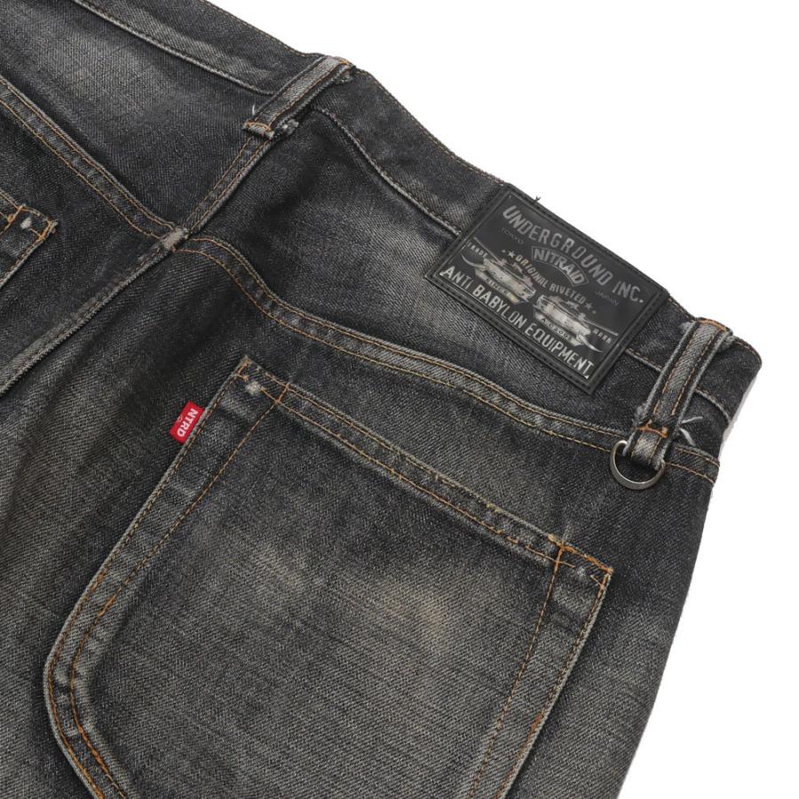ナイトレイド NITRAID WASHED DENIM デニムパンツ BLACK Lサイズ ナイトレイド NITRAID WASHED DENIM デニムパンツ BLACK Lサイズ
