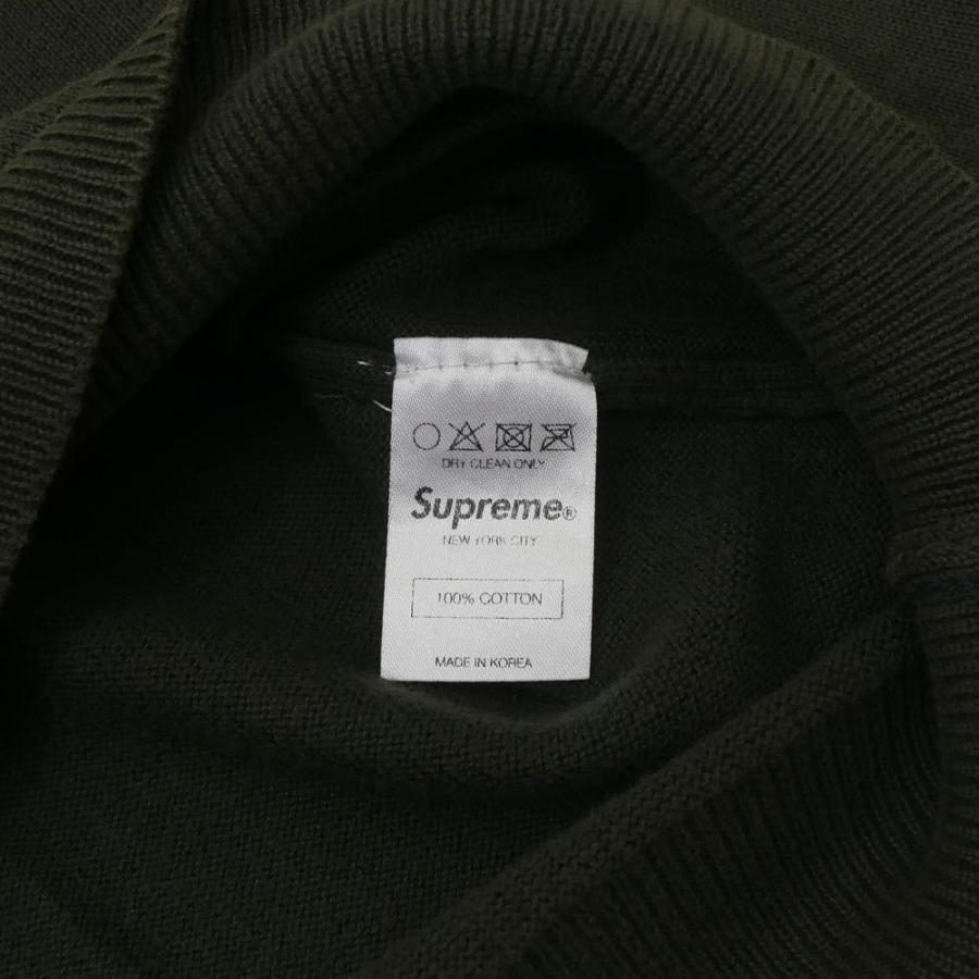 Supreme オリーブニットセーター S Supreme オリーブニットセーター S Supreme オリーブグリーン