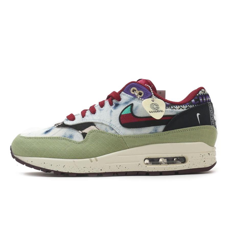 新古品/未使用 ナイキ NIKE x コンセプツ CONCEPTS AIR MAX 1 SP エアマックス1 DN1803-300 OIL GREEN/MULTI-COLOR-SAIL 27.0cm 191016134289 (フットウェア)｜cliffedge｜02