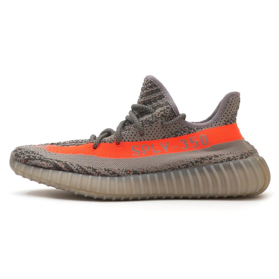 アディダス adidas YEEZY BOOST 350 V2 イージーブースト BB1826 STEGRY/BELUGA/SOLRED 27.0cm 【中古】 191015795289 (フットウェア)｜cliffedge｜02