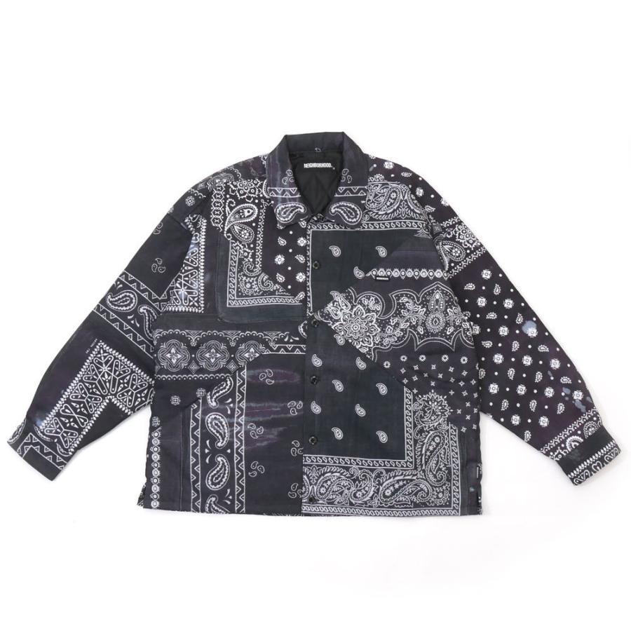 新品 ネイバーフッド NEIGHBORHOOD 21AW BANDANA CHOPPED-1/E-SHIRT.LS