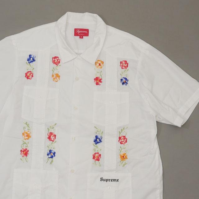 Supreme シュプリーム 19SS Flowers Guayabera S/S Shirt 半袖