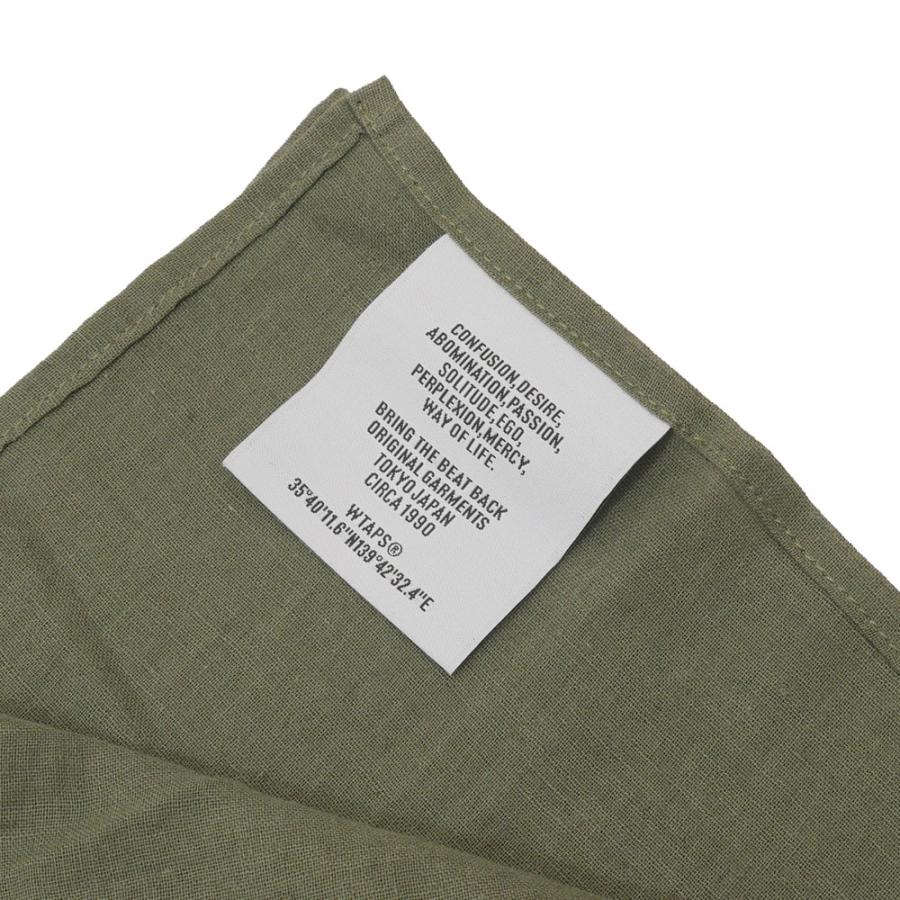 ダブルタップス WTAPS 20AW WRAP SCARF スカーフ マフラー ストール OD オリーブドラブ FREEサイズ 【中古】  181000189015 (グッズ)