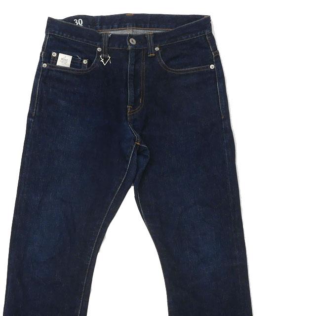 美品 WHIZ LIMITED ウィズリミテッド パッチワークデニムパンツ 赤耳