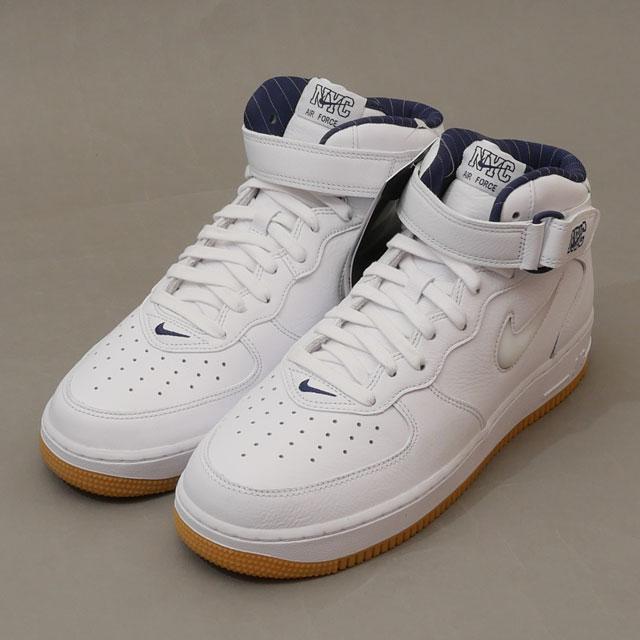 新古品/未使用 ナイキ NIKE AIR FORCE 1 MID QS エアフォース1 WHITE 