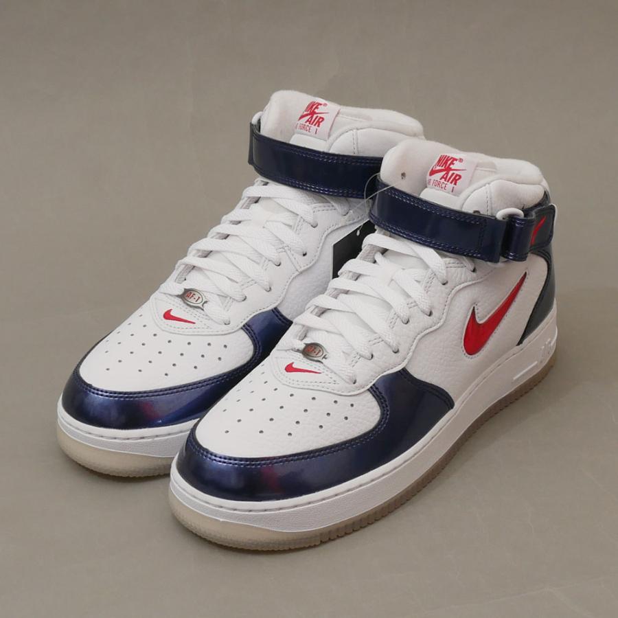 新古品/未使用 ナイキ NIKE AIR FORCE 1 MID QS エアフォース1 WHITE 新古品/未使用 ナイキ NIKE AIR FORCE 1 MID QS エアフォース1 WHITE