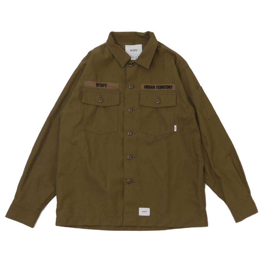 ダブルタップス21SS BUDS LONG SLEEVE SHIRT WTAPS ダブルタップス 21SS BUDS LS SHIRT 長袖シャツ 211BRDT