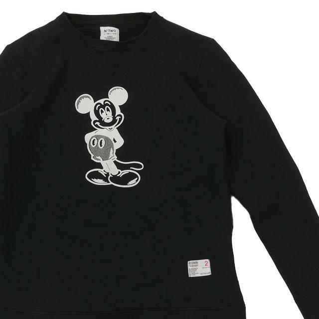 ベドウィン BEDWIN & THE HEARTBREAKERS x ディズニー Disney CREW NECK SWEAT LOU スウェット  BLACK サイズ2 【中古】 434000042521 (SWT/HOODY) :523022102:クリフエッジ - 通販 -