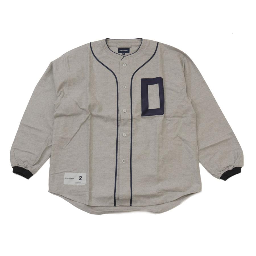 DESCENDANT 新古品/未使用 ディセンダント 22SS BLEEK BASEBALL SHIRT 