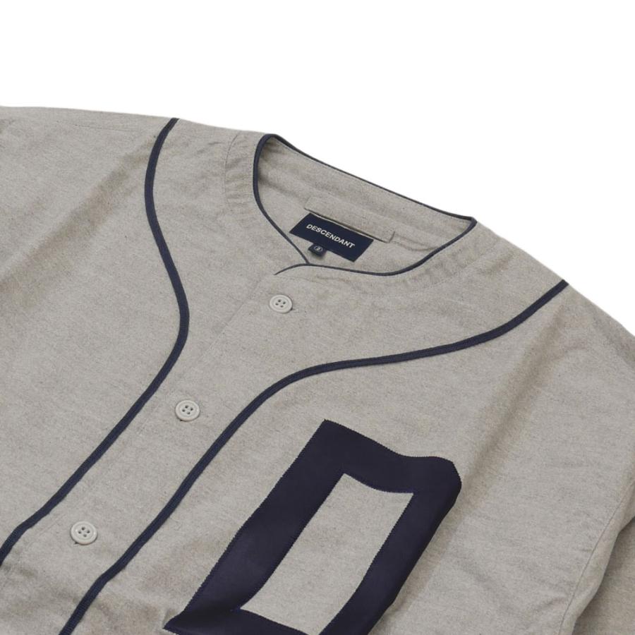 DESCENDANT 新古品/未使用 ディセンダント 22SS BLEEK BASEBALL SHIRT 