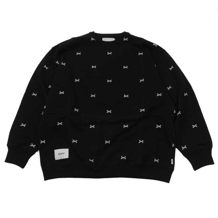 WTAPS 新品 ダブルタップス 22AW ACNE SWEATER クルースウェット BLACK  