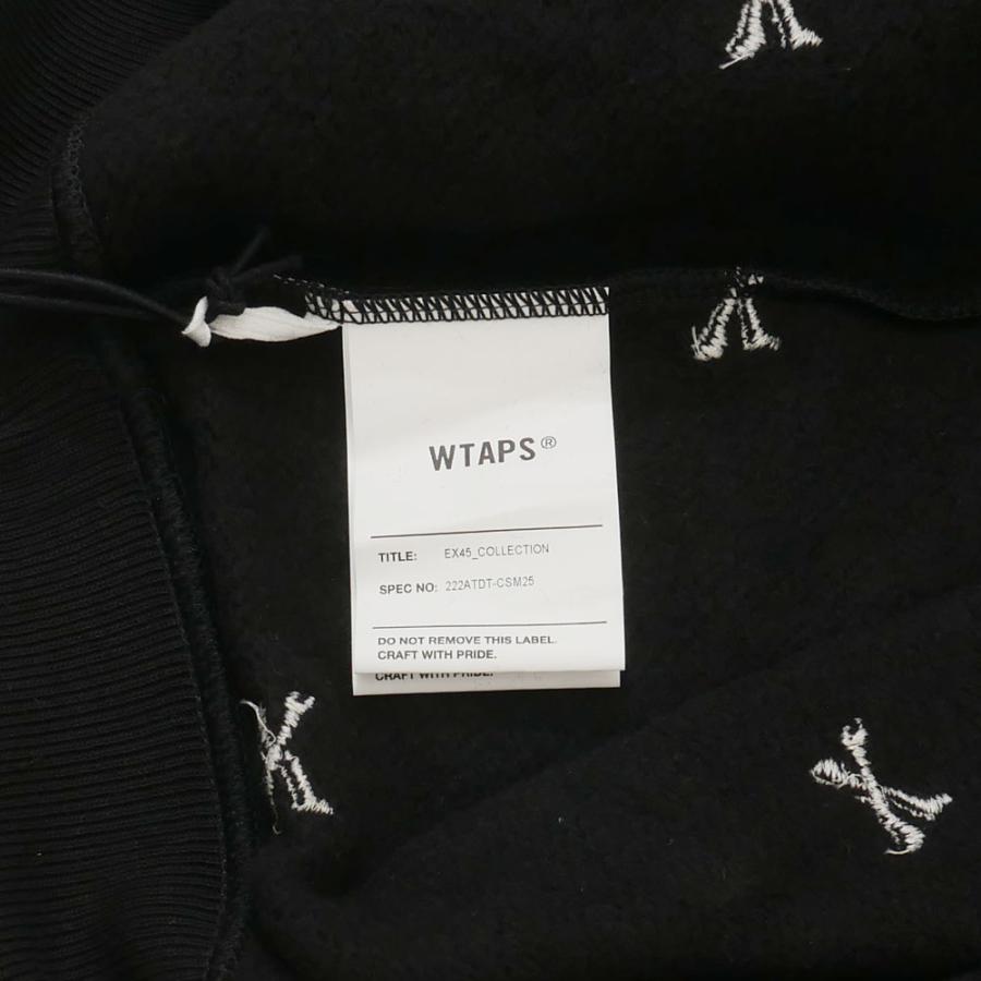 WTAPS 新品 ダブルタップス 22AW ACNE SWEATER クルースウェット BLACK 