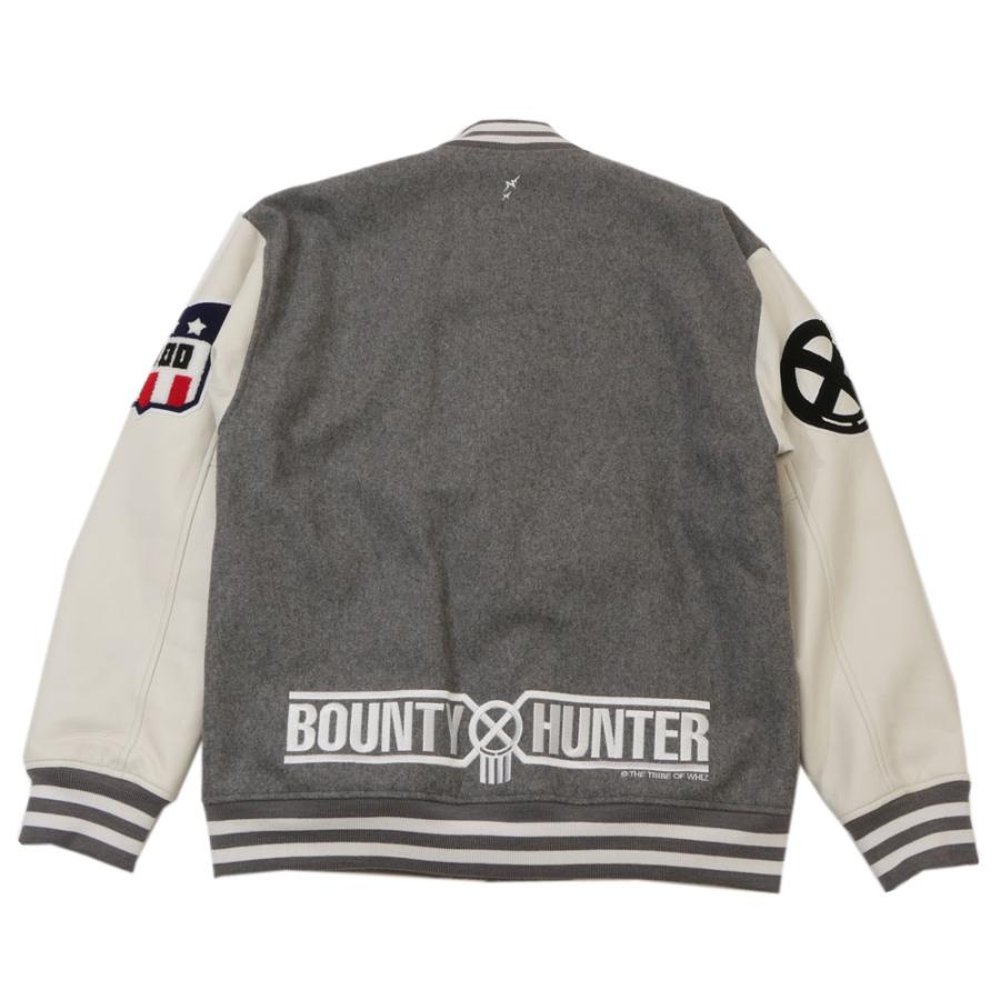 ウィズリミテッド WHIZ LIMITED x バウンティハンター BOUNTY HUNTER COLLABORATION STA JACKET スタジャン GRAY  Lサイズ 【中古】 130003534052 (OUTER)｜cliffedge｜03