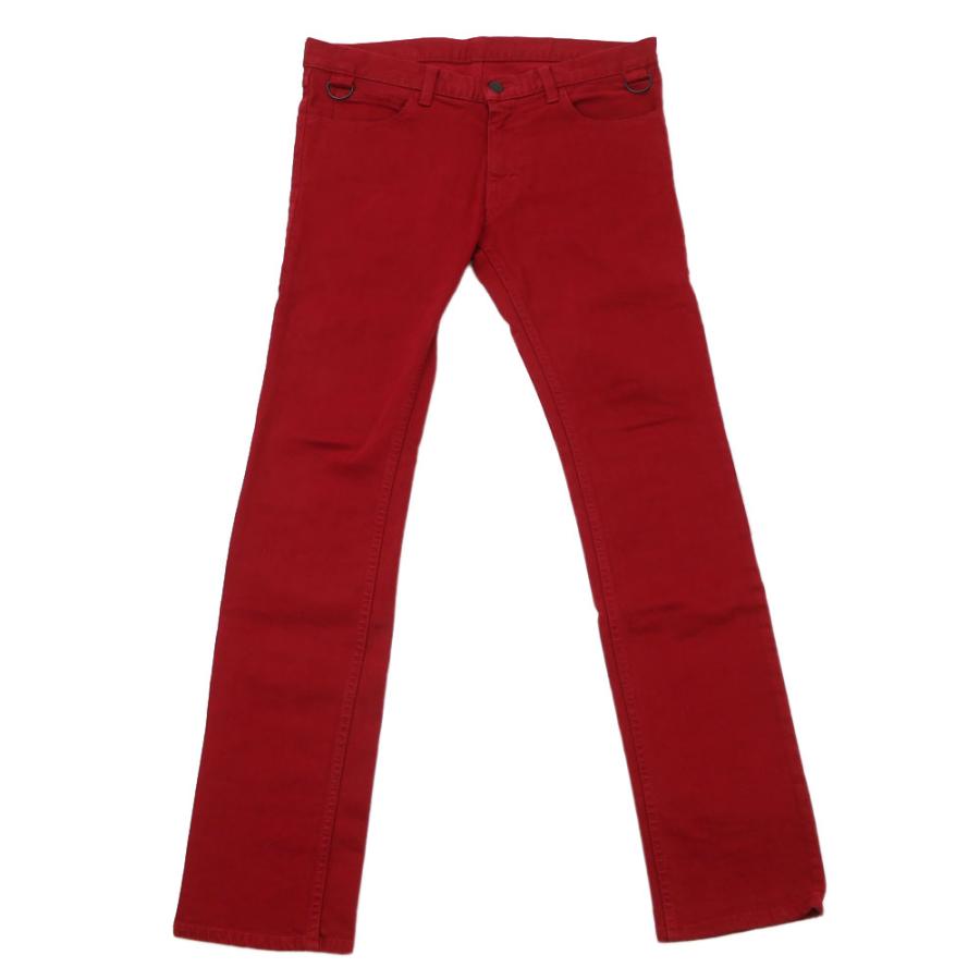 ナンバーナイン　ストレッチカラーパンツ　RED ナンバーナイン ストレッチカラーパンツ RED - メルカリ