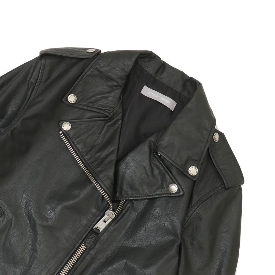 STUSSY ステューシー ウーマン WOMEN Leather Riders Jacket STUSSY ステューシー ウーマン WOMEN Leather Riders Jacket