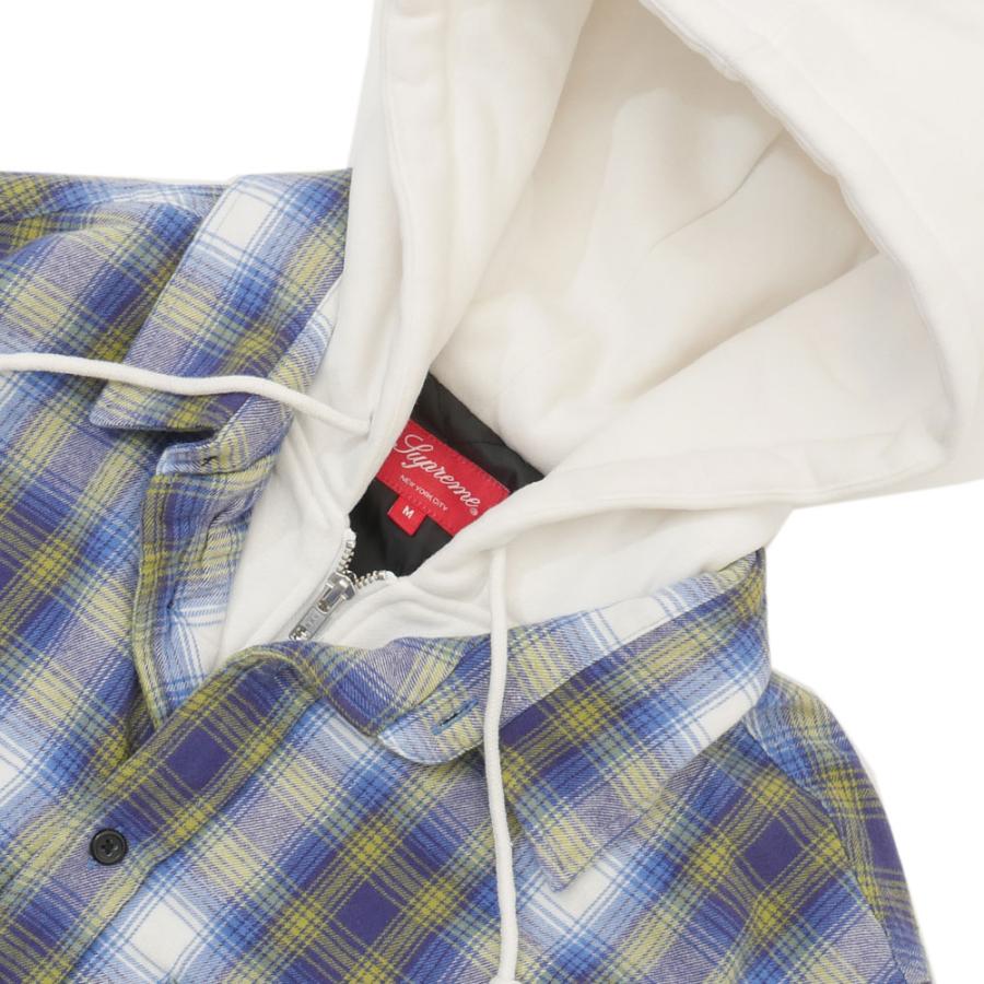 Supreme シュプリーム SUPREME 21FW Hooded Flannel Zip Up Shirt 