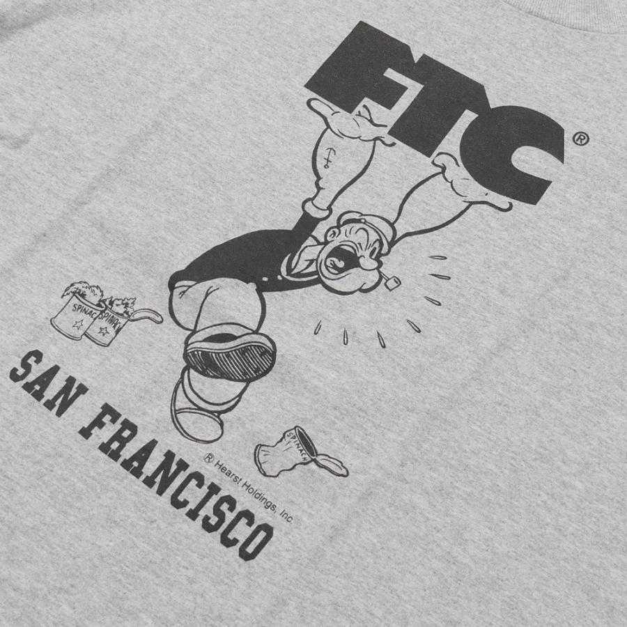 エフティーシー FTC x ポパイ POPEYE FULL SNACH TEE Tシャツ【中古】 104003649042 (半袖Tシャツ)｜cliffedge｜03