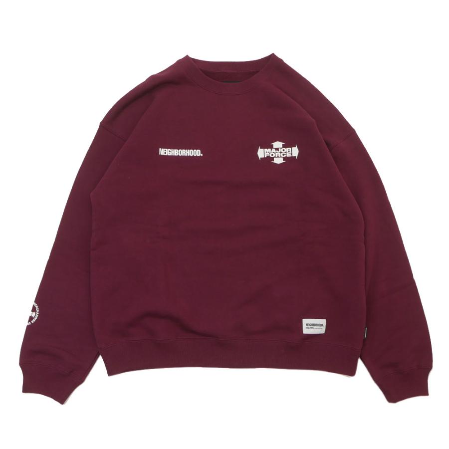 NEIGHBORHOOD 新品 ネイバーフッド 23AW MAJOR FORCE SWEATSHIRT LS 