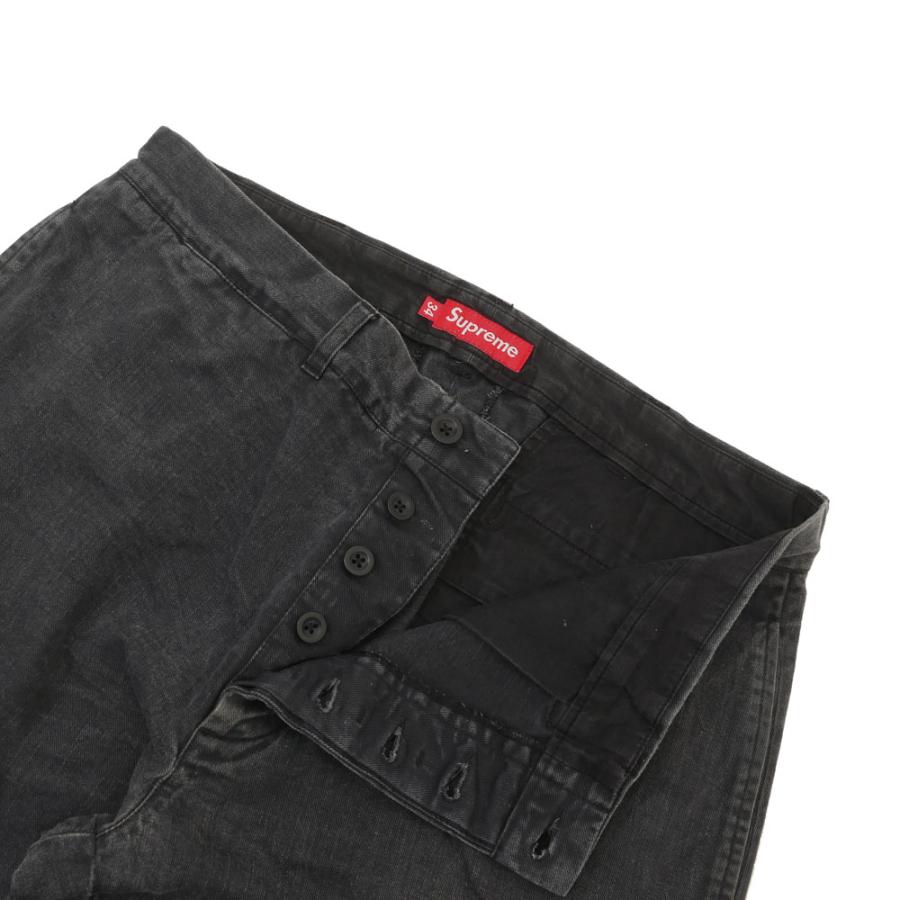 25FW supreme Chino Pant 黒 30 チノパン pinup