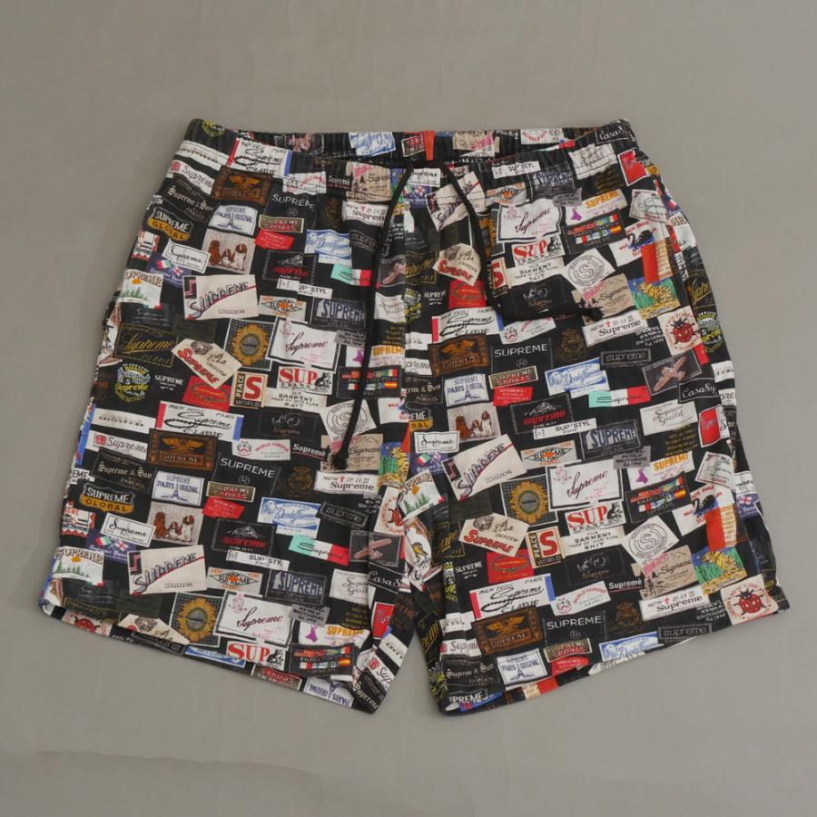 シュプリーム Supreme 21SS Labels Pique Short ピケ ショーツ BLACK M 