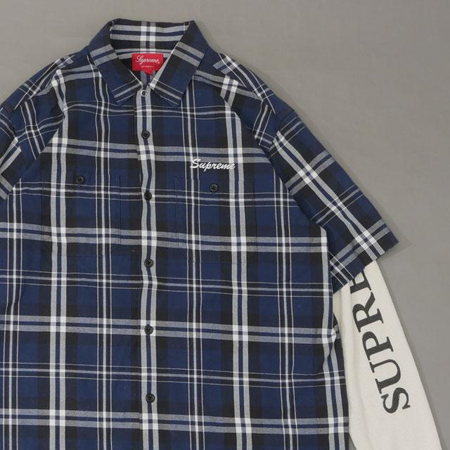 Supreme シュプリーム 21AW Thermal Work Shirt サーマル ワーク Supreme シュプリーム 21AW Thermal Work Shirt サーマル ワーク