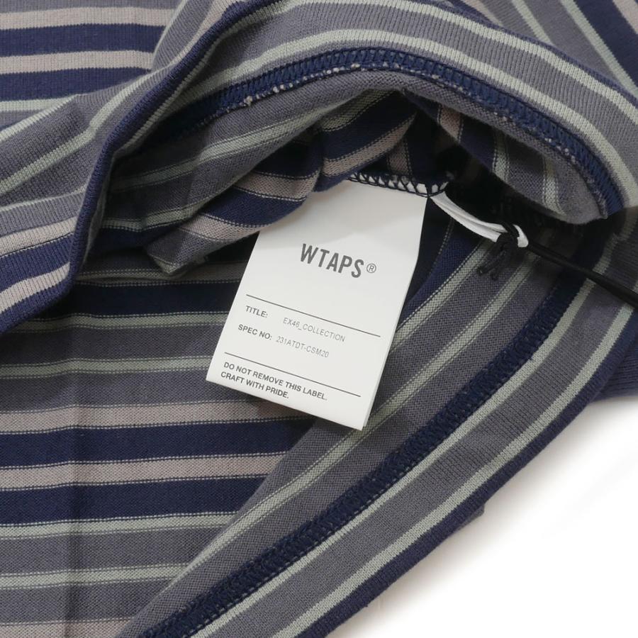 WTAPS 新品 ダブルタップス 23SS BDY 01 LS TEE ボーダー 長袖T WTAPS 新品 ダブルタップス 23SS BDY 01 LS TEE ボーダー 長袖T