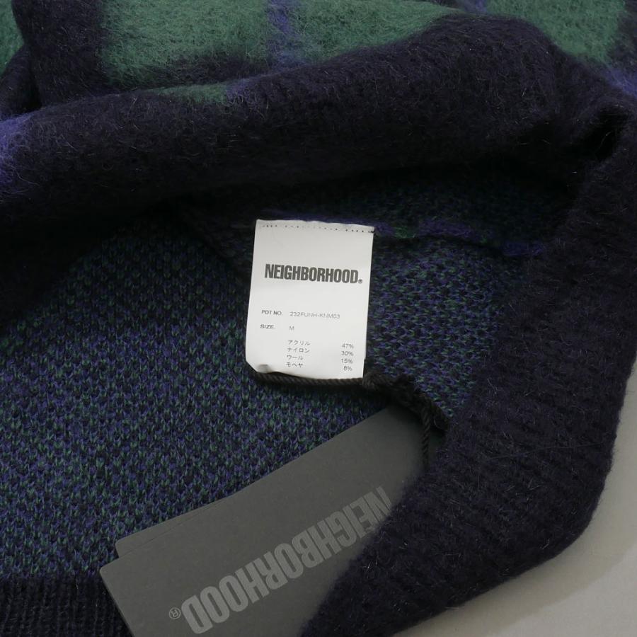 NEIGHBORHOOD 新品 ネイバーフッド 23AW ARGYLE PATTERN MOHAIR NEIGHBORHOOD 新品 ネイバーフッド 23AW ARGYLE PATTERN MOHAIR