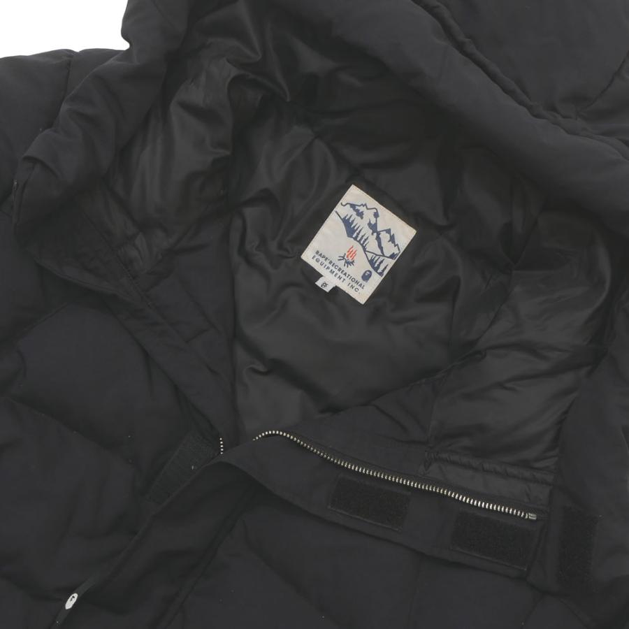 A BATHING APE ア ベイシング エイプ HOODED DOWN JACKET ダウン 