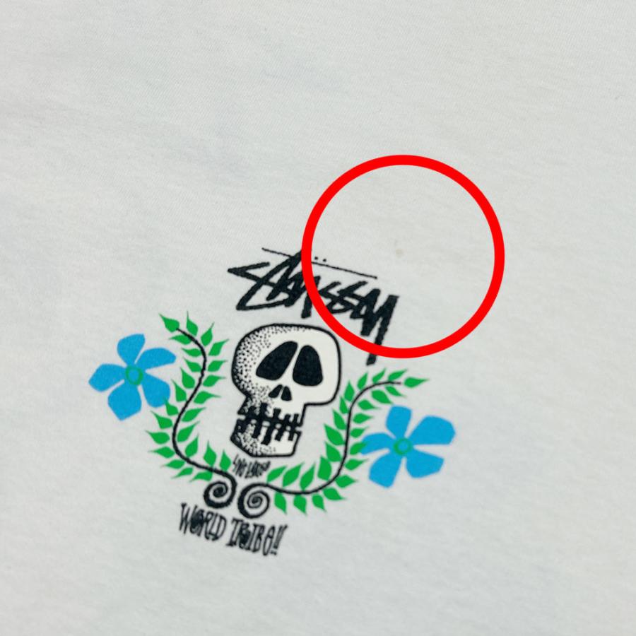 STUSSY（ステューシー） STUSSY SKULL CREST TEE スカル クレスト T