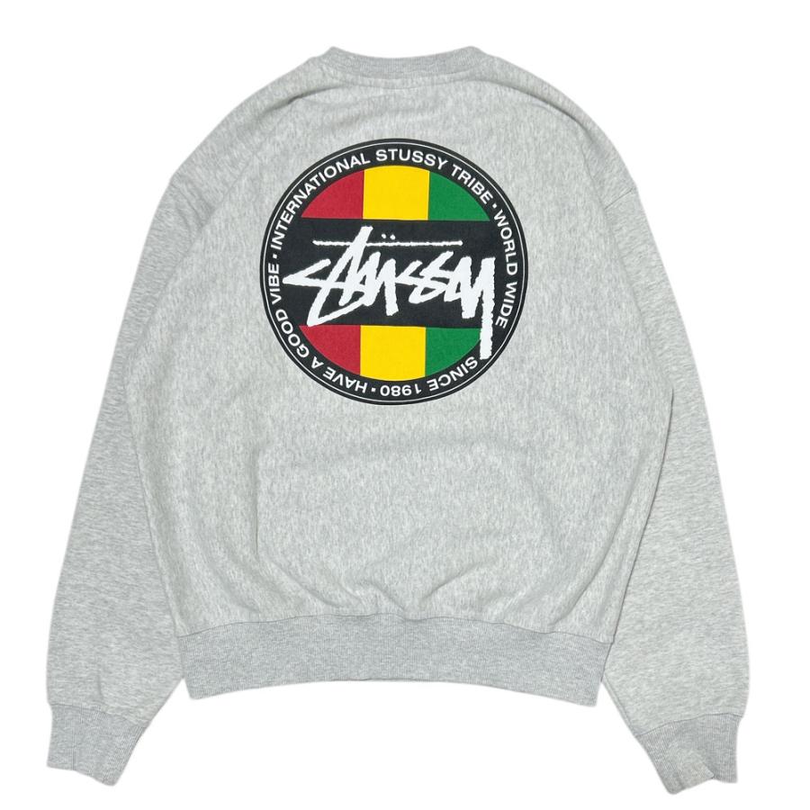 STUSSY ステューシー CLASSIC DOT CREW クルースウェット ASH STUSSY ステューシー CLASSIC DOT CREW クルースウェット ASH