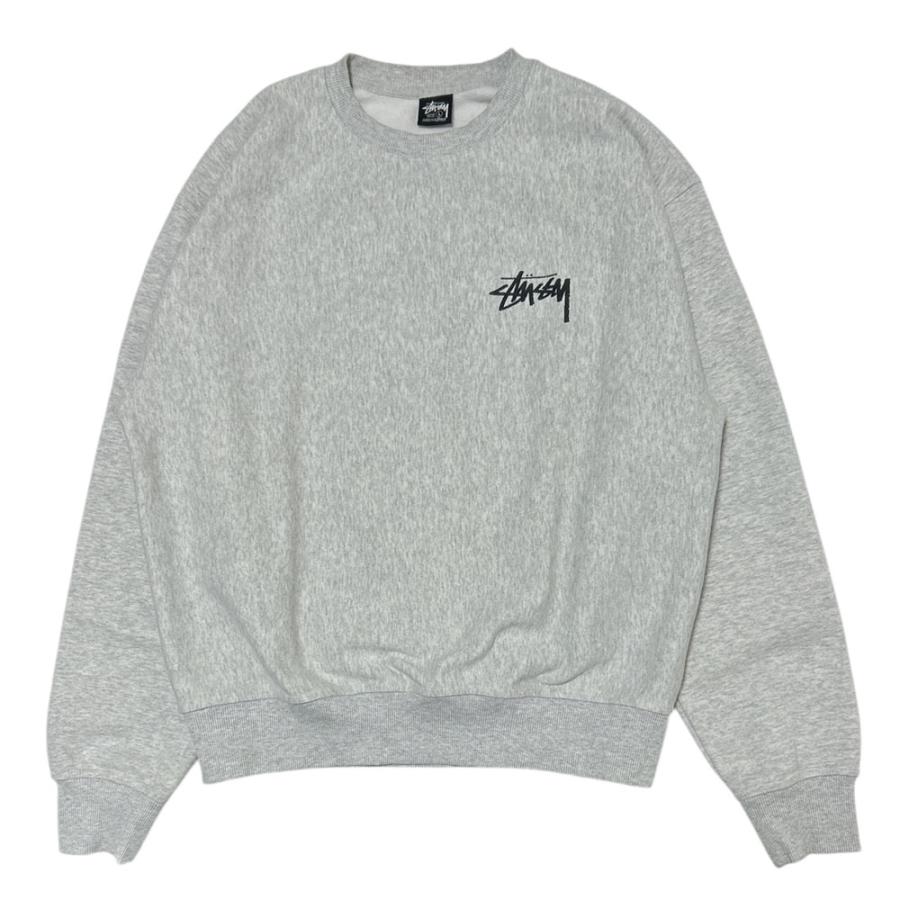 STUSSY ステューシー CLASSIC DOT CREW クルースウェット ASH STUSSY ステューシー CLASSIC DOT CREW クルースウェット ASH