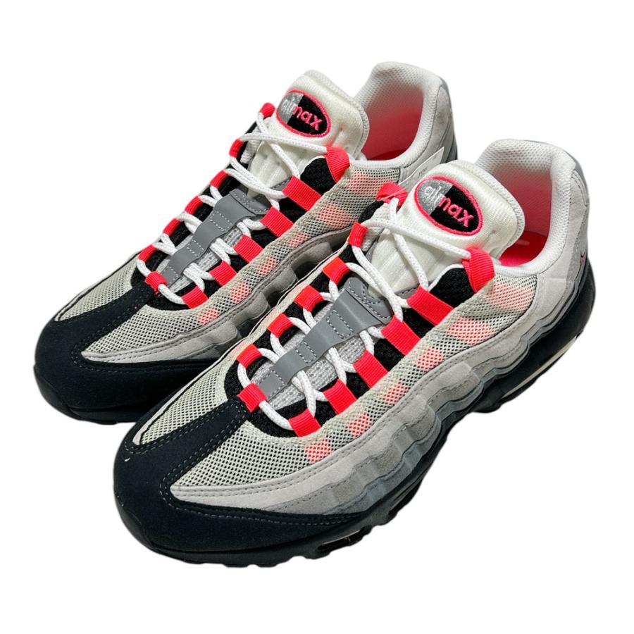 NIKE Air Max 95 グレー/レッド シューズ メンズ レディース エアマックス95の名カラー 