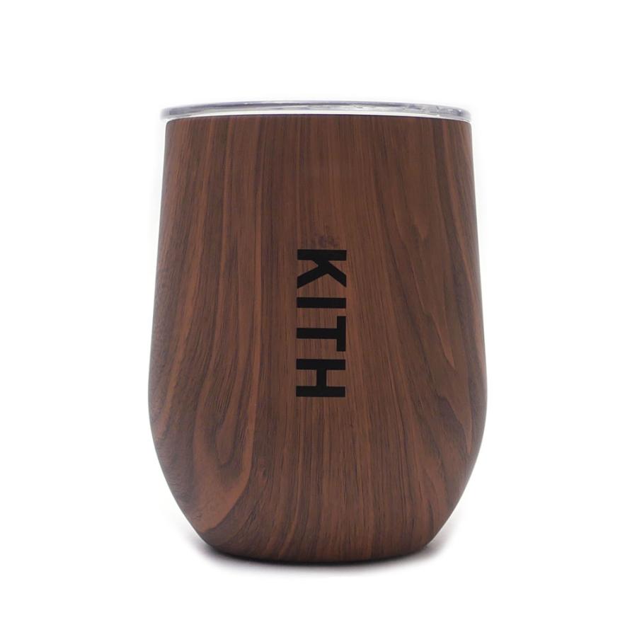 新品 キス KITH x コークシクル CORKCICLE Classic Stemless ステムレス ワイングラス マグ WOOD ウッド ブラウン 290005250015 グッズ