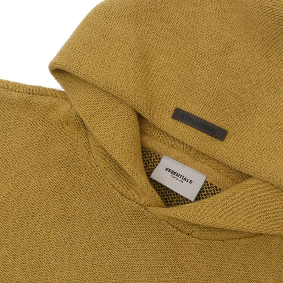 新品 エッセンシャルズ ESSENTIALS LOGO KNIT HOODY ロゴ ニット プル  